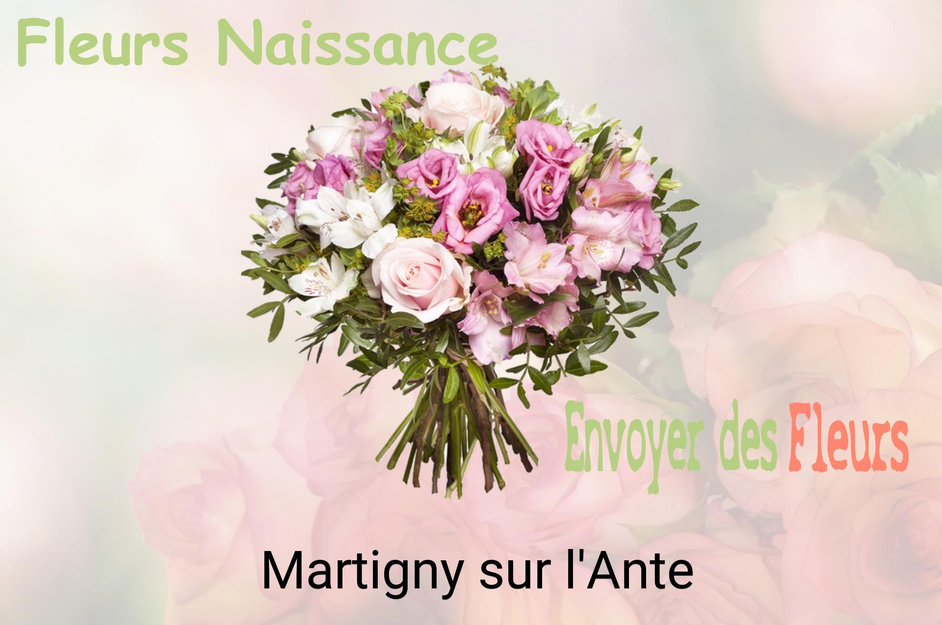 Bouquet de fleurs de naissance livré à Martigny-sur-l'Ante